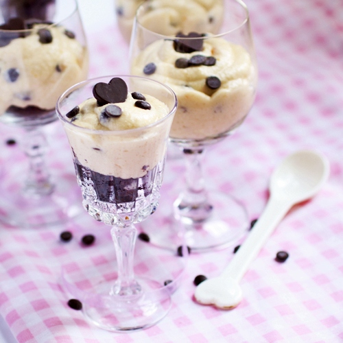 cookie dough mousse shooters